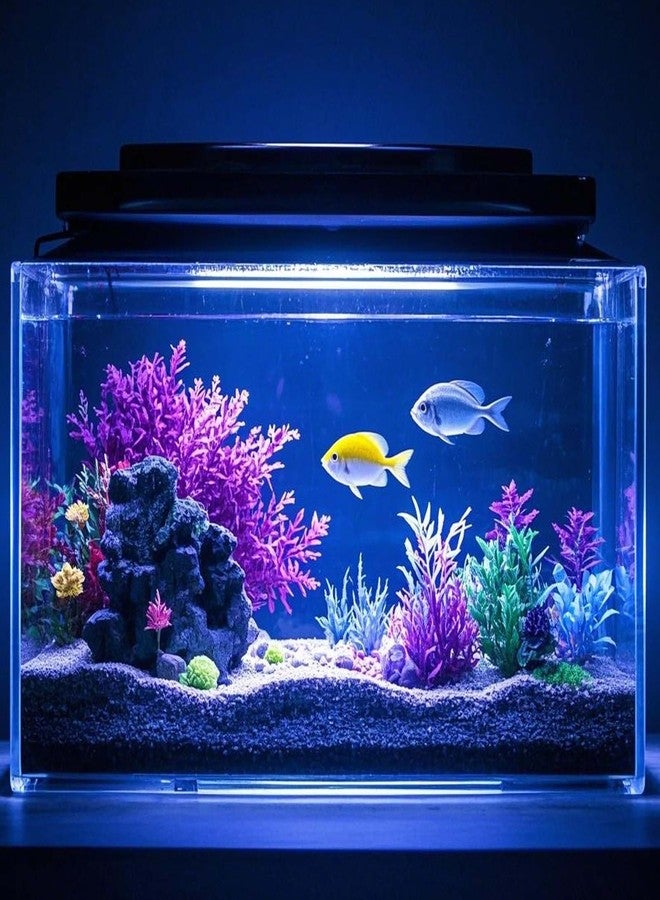 أضواء حوض السمك Bolusmll RGB مقاس 11 بوصة، أضواء حوض السمك تحت الماء، مقاومة للماء بمعيار IP68، تغيير الألوان، قابلة للتعديل، ذاكرة، قابلة للغمر، جهاز تحكم عن بعد، غطاء شفط لحوض السمك، شريط إضاءة، أضواء شلال - Image 5